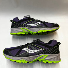 Saucony Womens Grid Excursion Tr7 Gray/Blue/Citron Trail Running Size 9M- Preowned Athletic