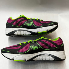 Womens Saucony Progrid Mirage 3 Running Shoe Purple/Citron Size 6.5M Preowned Athletic