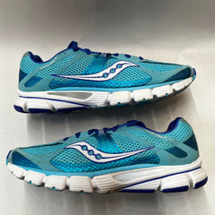 Womens Saucony Progrid Mirage 3 Running Shoe Blue/White Size 11M Preowned Athletic