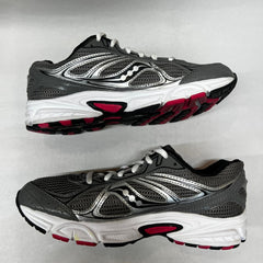 Womens Saucony Cohesion 7 Running Shoe Grey/Silver/Pink Size 8M - Preowned Athletic