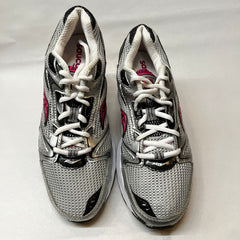 Saucony Cohesion 5 Running Shoe Silver/Black/Pink 8.5 Wide - Preowned Athletic