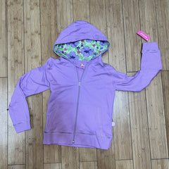 Children's Crocs Full-Zip  Hoodie - Size 8  African Violet