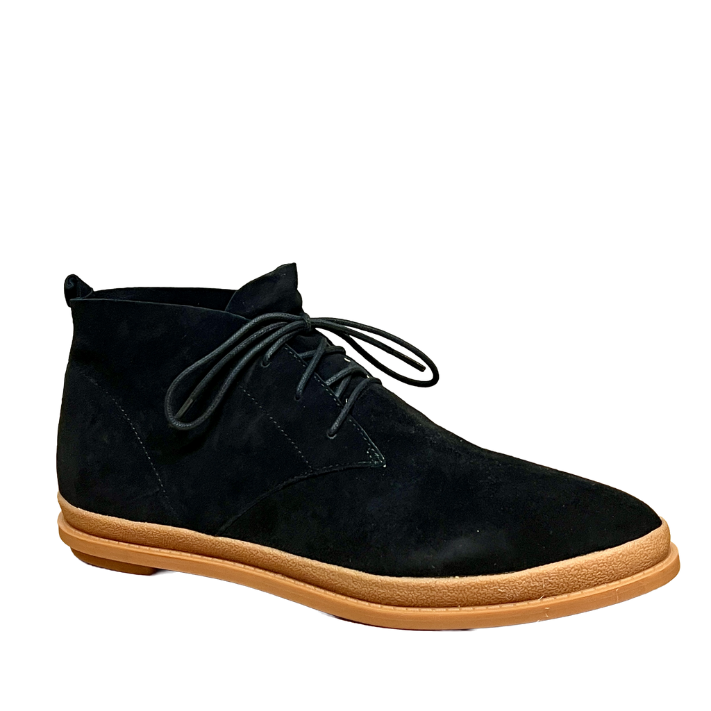 FRENCH CONNECTION Women's Patsie Desert Boot -Black-  Butter Suede