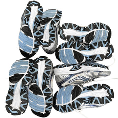 SAUCONY Women's Grid Cohesion 4 - White/Silver/Blue- Running Shoe