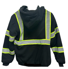 Men's SafeGuard High-Visibility Fleece Lined Zipper Hoody #0515 Available in 4 Colors