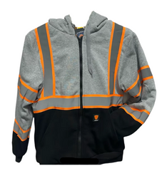 Men's SafeGuard High-Visibility Fleece Lined Zipper Hoody #0515 Available in 4 Colors