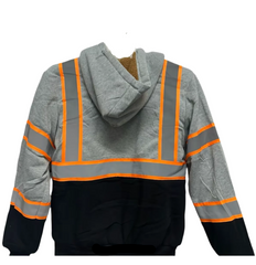 Men's SafeGuard High-Visibility Fleece Lined Zipper Hoody #0515 Available in 4 Colors