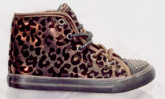 Girl's Primigi Leopard-print Hi-top Sneaker - 28 EU/US: 11 Girls