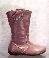 Toddler Girl's Primigi Bling Boot - Grey Leather - 24 EU/US 7.5-8
