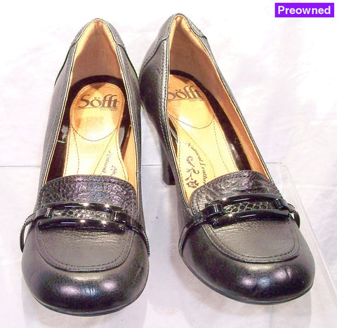 Sofft Womens Odion Round-Toe Pump - Black Size 8.5M Pump