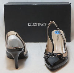 ELLEN TRACY Women's Bindy Slingbacks - Sand/Black - Sz 7-9 NIB - MSRP $109 - ShooDog.com