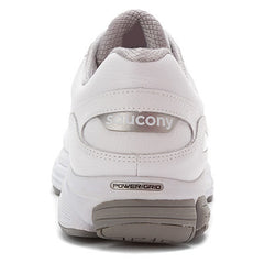 Saucony Women's Echelon LE •White Leather• Walking Shoe - Wide width - ShooDog.com