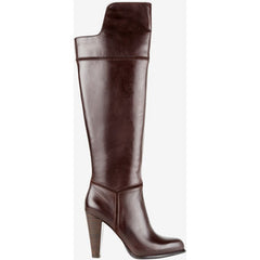 FRENCH CONNECTION  Women's Cai •Bitter Chestnut• Round Toe Leather Knee High Boot - ShooDog.com