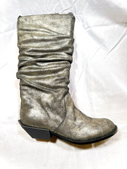 UNITED NUDE Women's •Cowboy Boot• Metallic Leather 111014 -6US/EU36