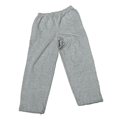 Men's •PowerTek Athletic• HW Fleece Performance Pant - Open Leg Cuff gray large