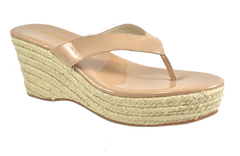 Womens's "Shoes n More" by J.LITVACK •Raffia Wedge•  Thong Platform Sandal - ShooDog.com