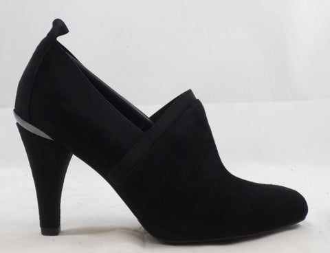 ADRIENNE VITTADINI Women's San Jose Bootie - Black Suede - MSRP $129 - ShooDog.com