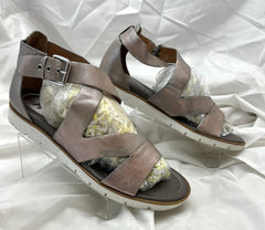 Womens Sofft Maribel. Sandal Anthracite Leather - Preowned Sandals & Flip Flops