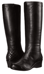 TARYN ROSE Women's •Arst• Weatherproof Black Nappa Knee High Boot  9M