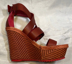 JEAN-MICHEL CAZABAT Women's • Hermina•. Wedge Platform Sandal-Made in Spain