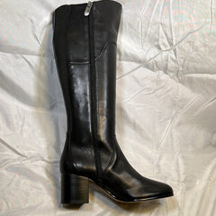 ADRIENNE VITTADINI Women's • Gordy • Boot - Black Soft Calf Leather 6M