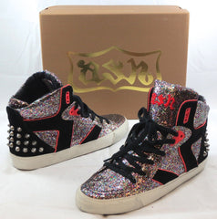 ASH ITALIA Women's Spirit Sneaker - Starlight/Black - - ShooDog.com